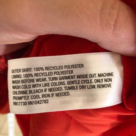 Cat & Jack NWT Girls' Red Heart Sequined Skirt Size XL (14) - Picture 6 of 8